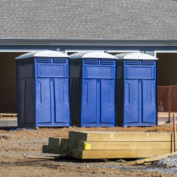 do you offer hand sanitizer dispensers inside the portable toilets in Hochheim TX